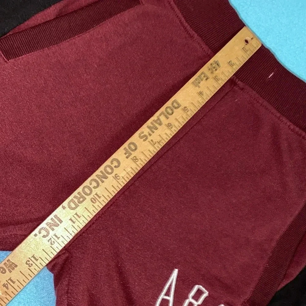 AEROPOSTALE shorts cotton color block 2 pockets elastic waistband vintage size S